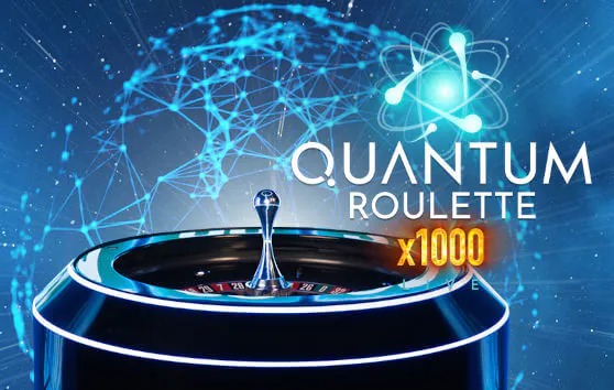 Quantum Roulette live casino game logo by Playtech